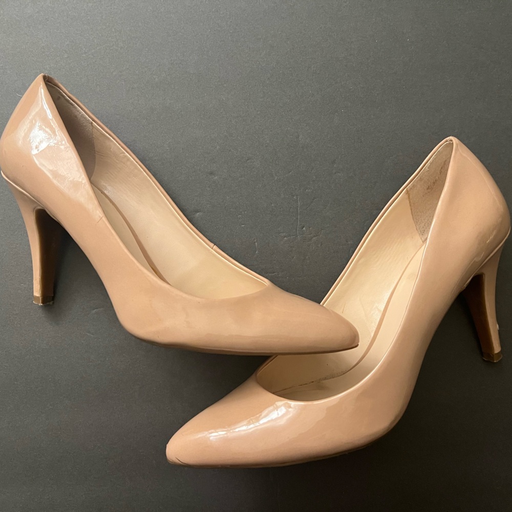 Franco Sarto Nude Patent Heels Women’s 9.5M